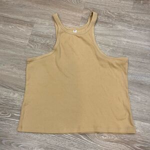 Bp Tank Ribbed Brown Top